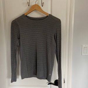 Grey mesh lululemon swiftly long sleeve